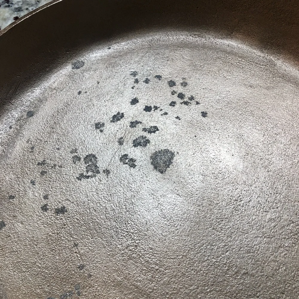 Cast Iron Serving Platter Home Decor Metallic Rose Gold 14 Inches